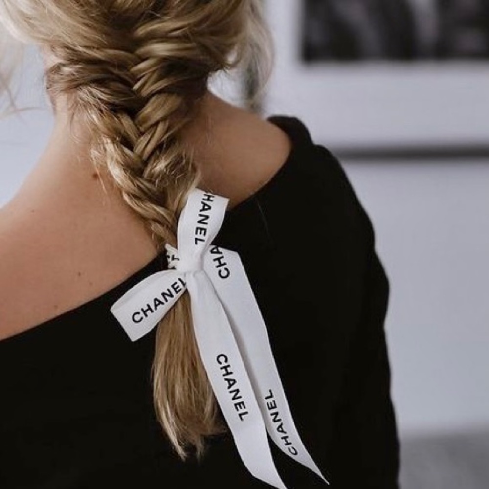 Chanel Grosgrain Gift Wrap Ribbon